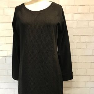 Black Sweatshirt Dress